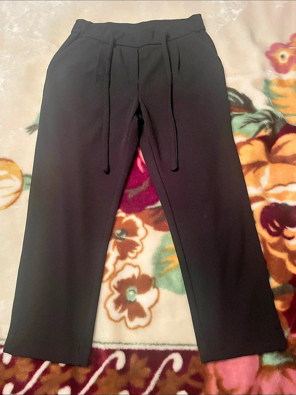 Lili M. G. Mongam Black Straight Leg Pants Size M